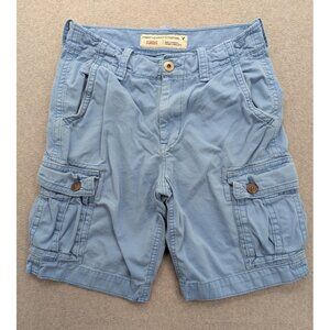 American Eagle Outfitters Shorts Mens 30 Blue Classic Cargo 100% Cotton